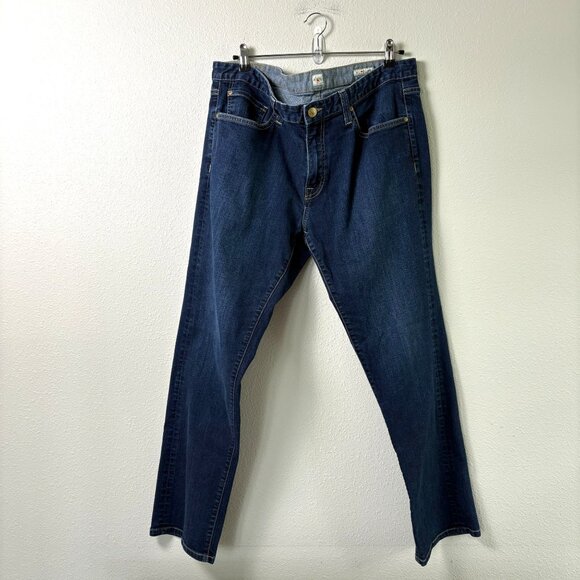 Agave Denim No 11 Classic Fit Jeans Mens 38 x 32 (31.5) Belfort Indigo Rinse USA - Picture 1 of 13